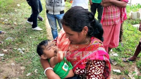 4 months baby girl recovered at Udaipur on New Year's Day 4 months baby girl recovered at Udaipur on New Year's Day